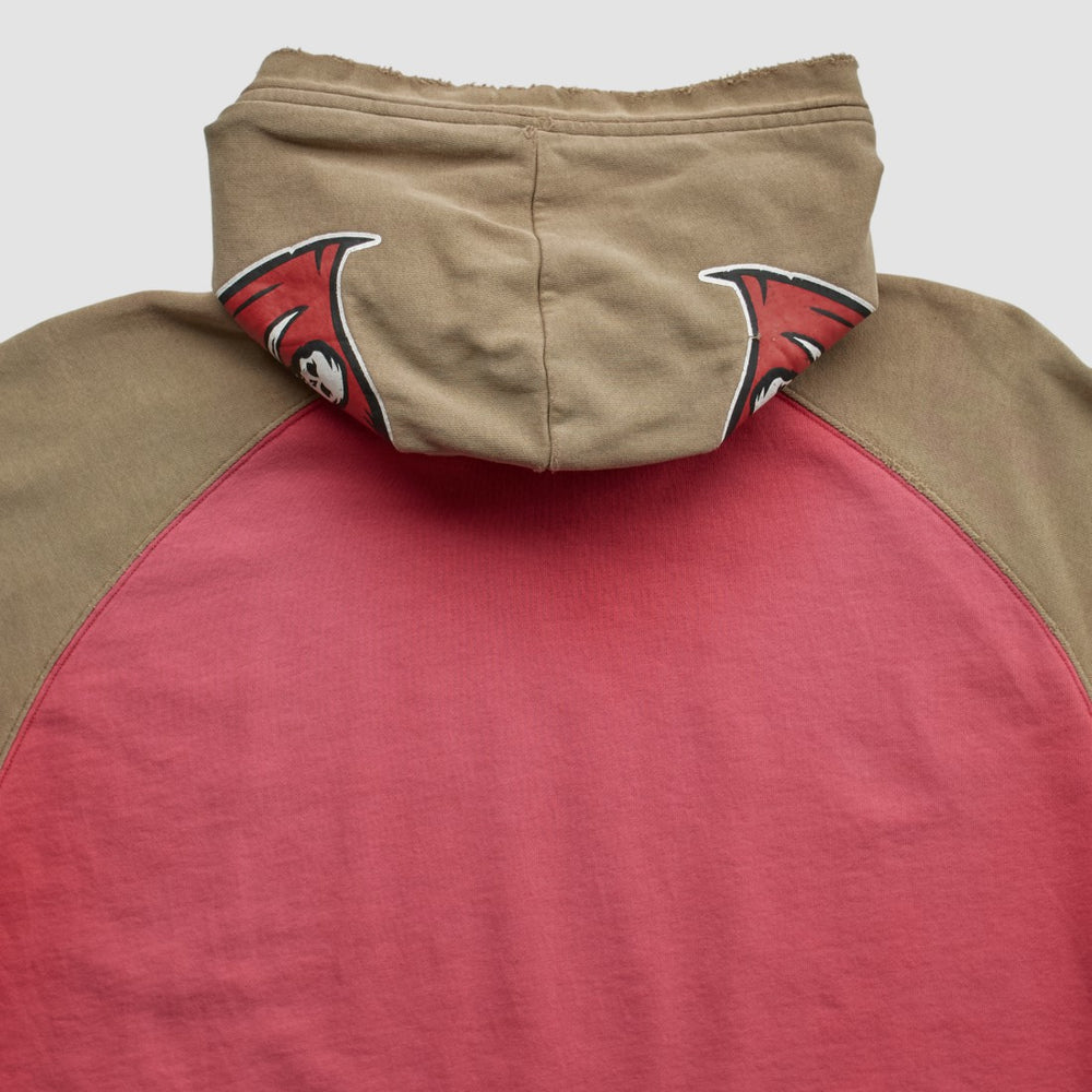 Fanatics Tampa Bay Buccaneers Reebok 2000s Hooded Pullover Sweatshirt Red Vintage