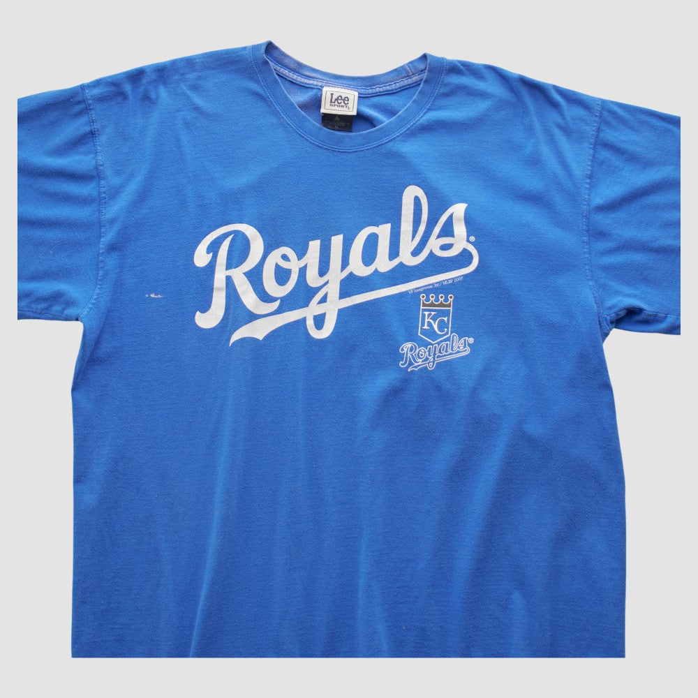 Kansas City Royals Lee Apparel 2000s T-shirt - Blue - Vintage - Fanatics Sale