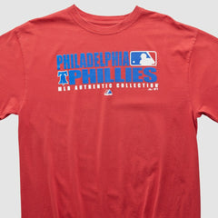 Philadelphia Phillies Majestic 2000s T-shirt - Red - Vintage - Fanatics Lifestyle