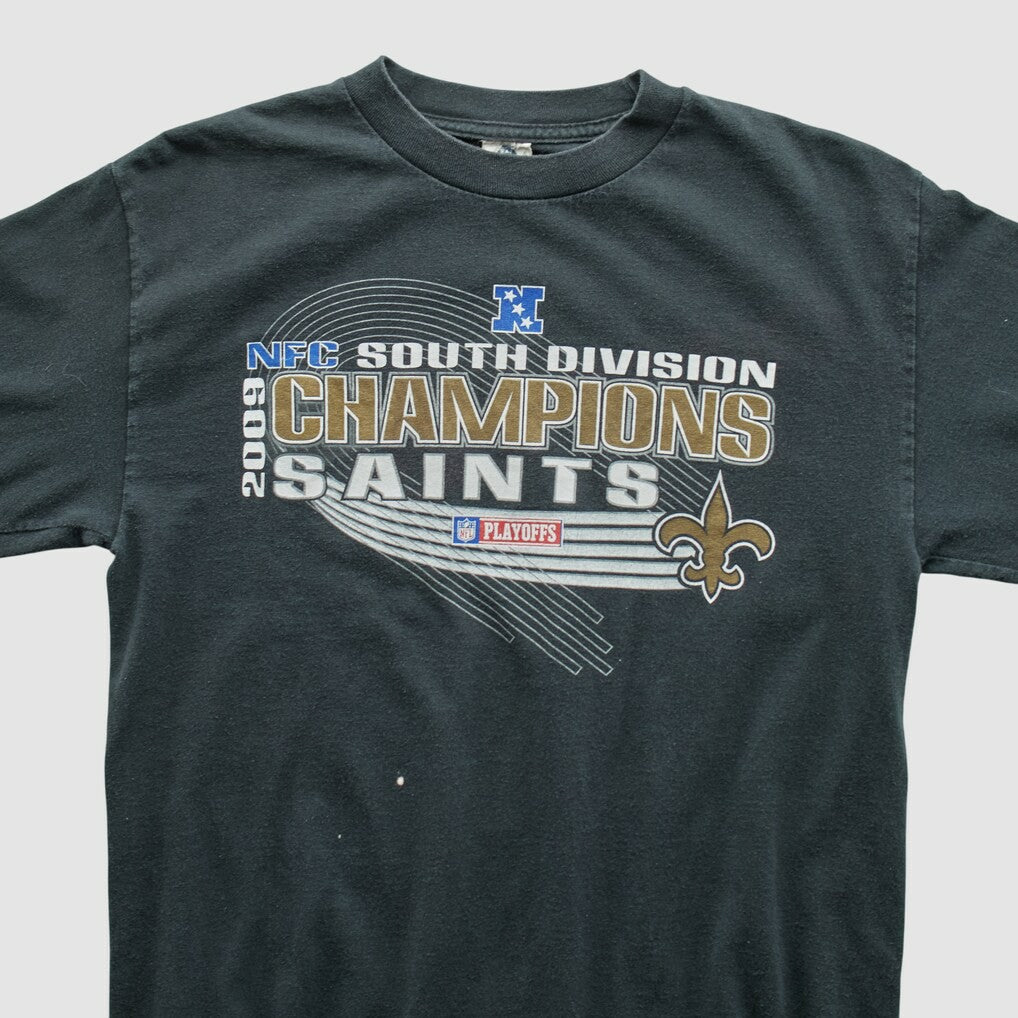 Fanatics New Orleans Saints Alstyle Apparel 2009 Long Sleeve T-shirt Black Vintage