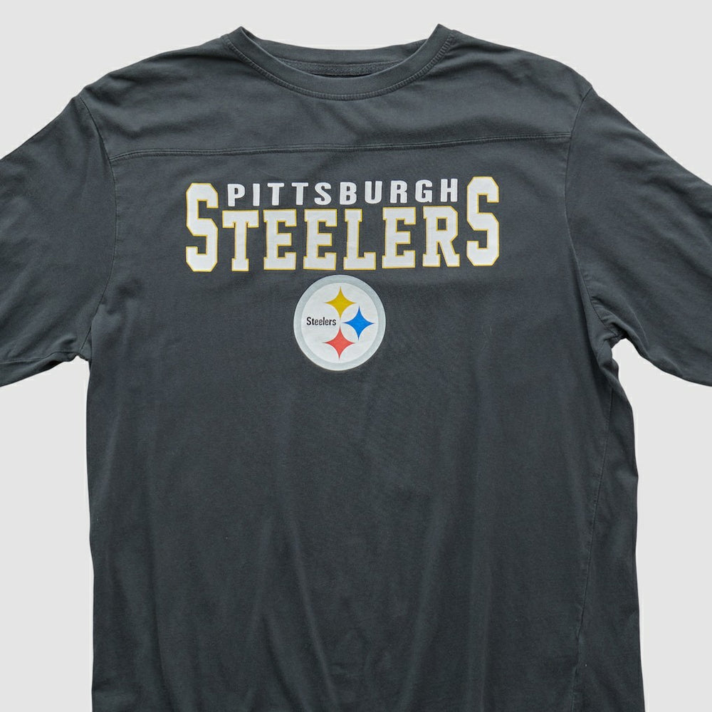Fanatics Pittsburgh Steelers Team Edition Apparel 2000s Long Sleeve T-shirt Charcoal Vintage