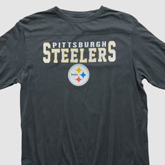 Fanatics Pittsburgh Steelers Team Edition Apparel 2000s Long Sleeve T-shirt Charcoal Vintage