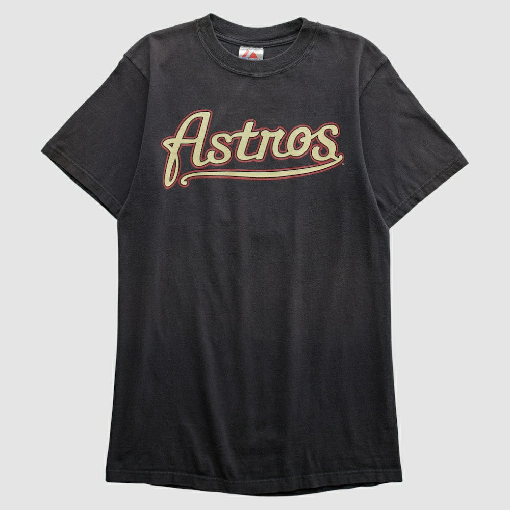 Houston Astros Majestic 2000s T-shirt - Black - Vintage - Fanatics Lifestyle