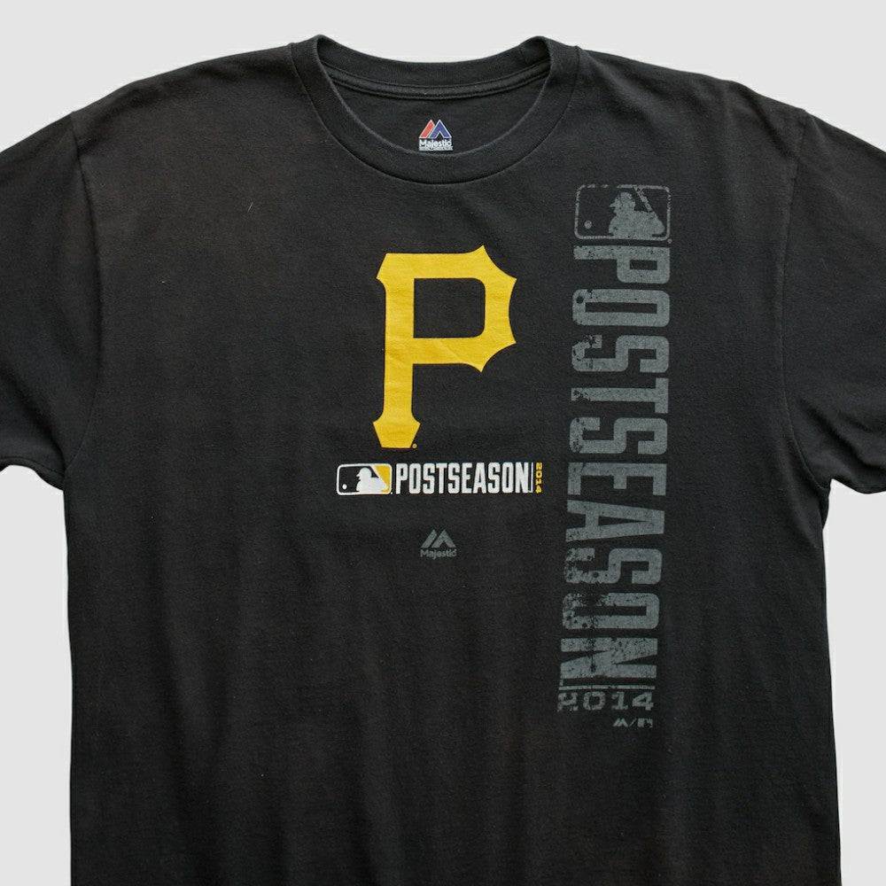 Pittsburgh Pirates Majestic 2014 T-shirt - Black - Vintage - Fanatics Lifestyle