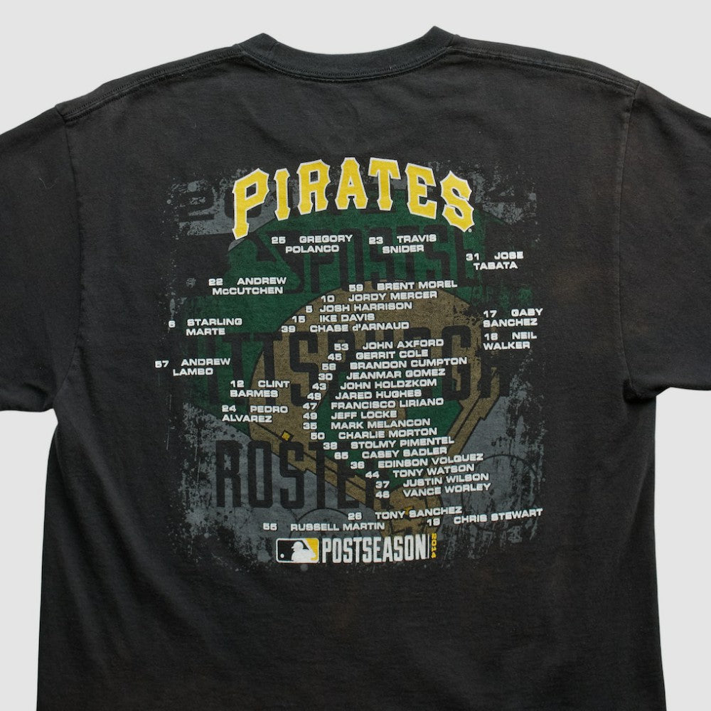 Pittsburgh Pirates Majestic 2014 T-shirt - Black - Vintage - Fanatics Lifestyle