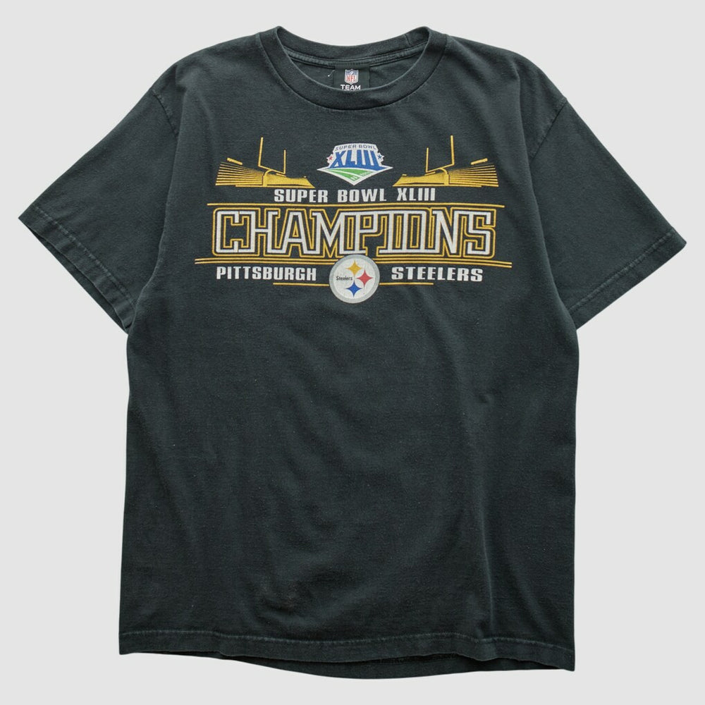 Fanatics Pittsburgh Steelers NFL 2009 T-shirt Black Vintage