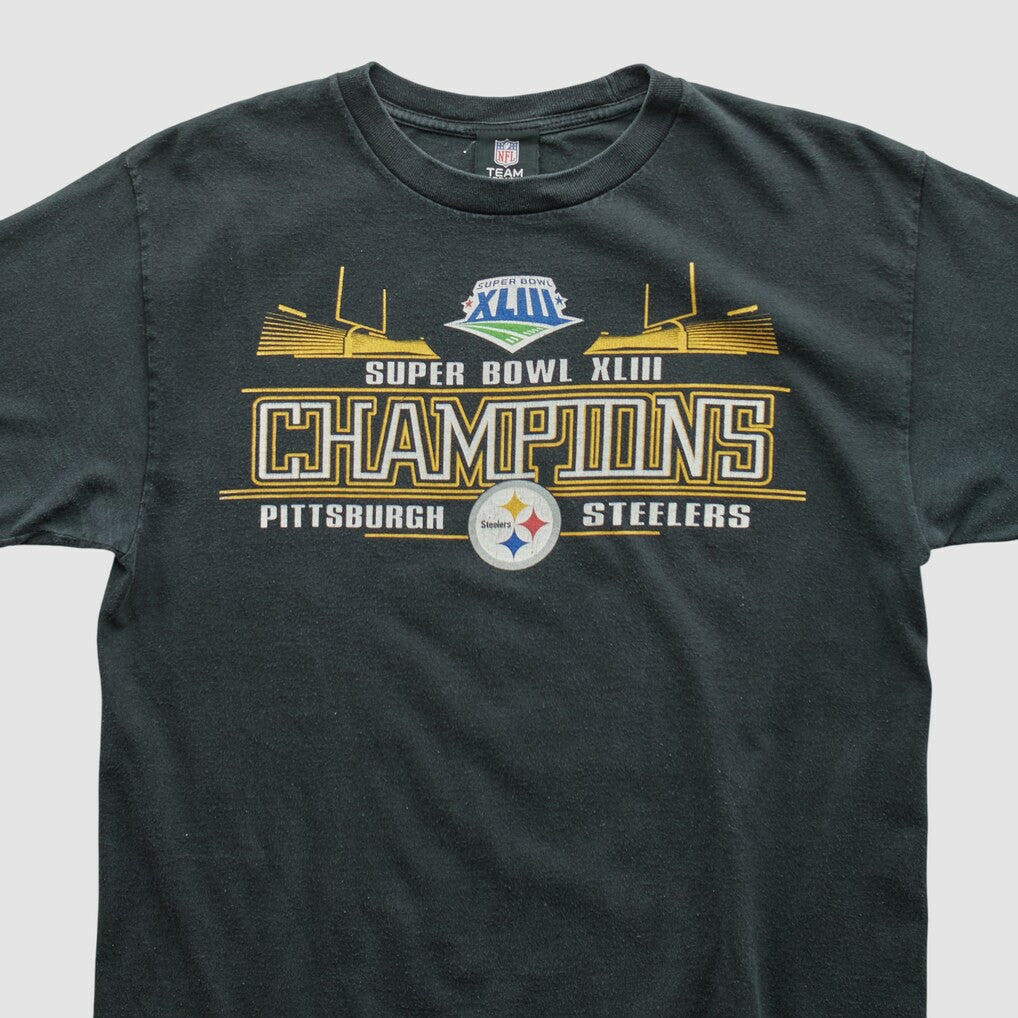 Fanatics Pittsburgh Steelers NFL 2009 T-shirt Black Vintage