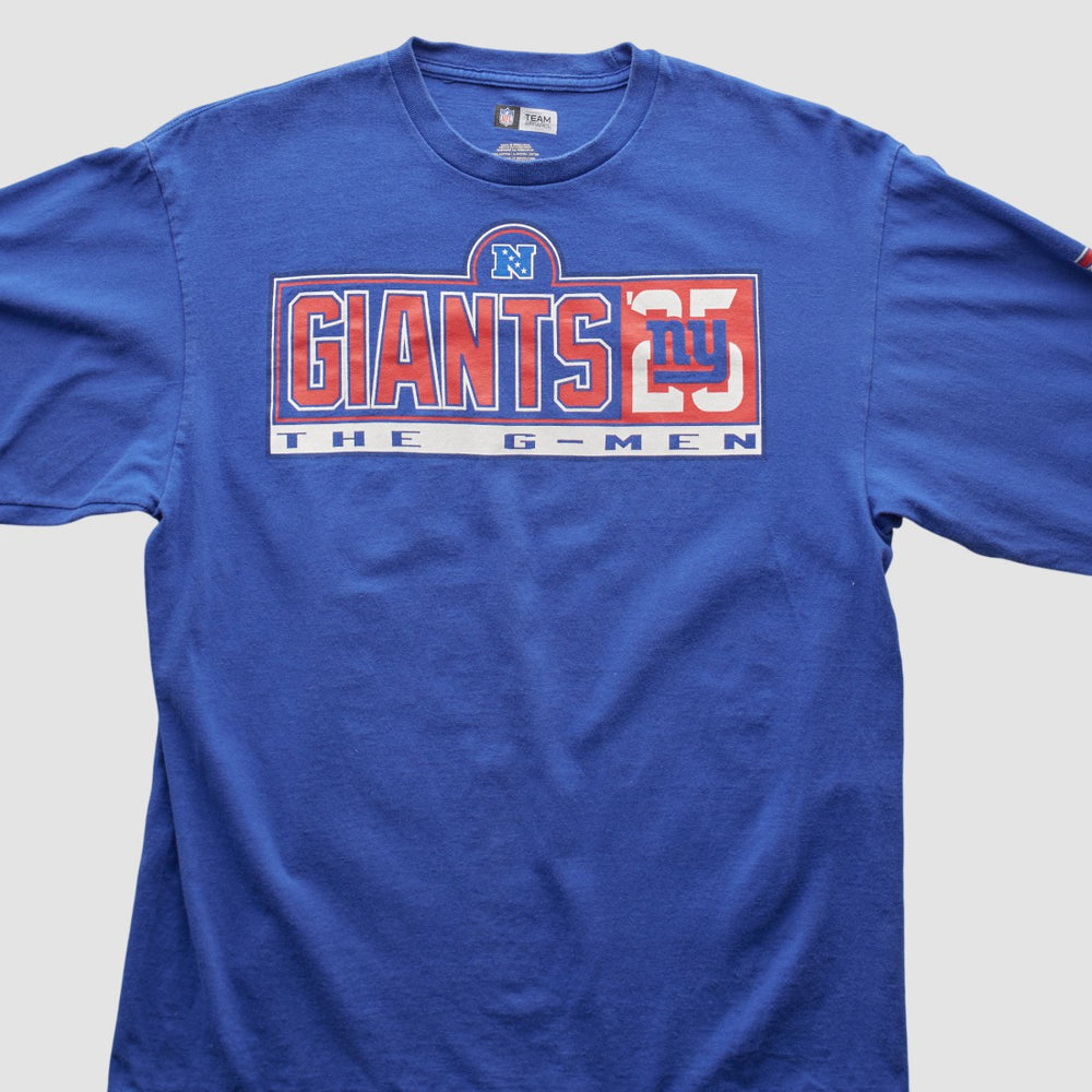 Fanatics New York Giants NFL 2000s Long Sleeve T-shirt Blue Vintage