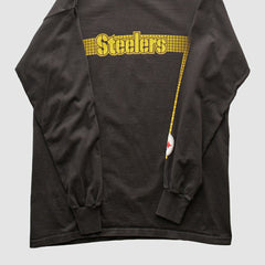 Fanatics Pittsburgh Steelers NFL 2000s Long Sleeve T-shirt Black Vintage
