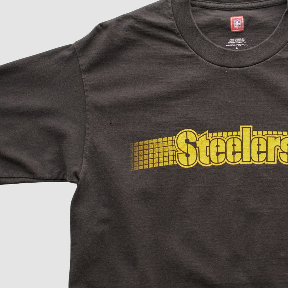 Fanatics Pittsburgh Steelers NFL 2000s Long Sleeve T-shirt Black Vintage