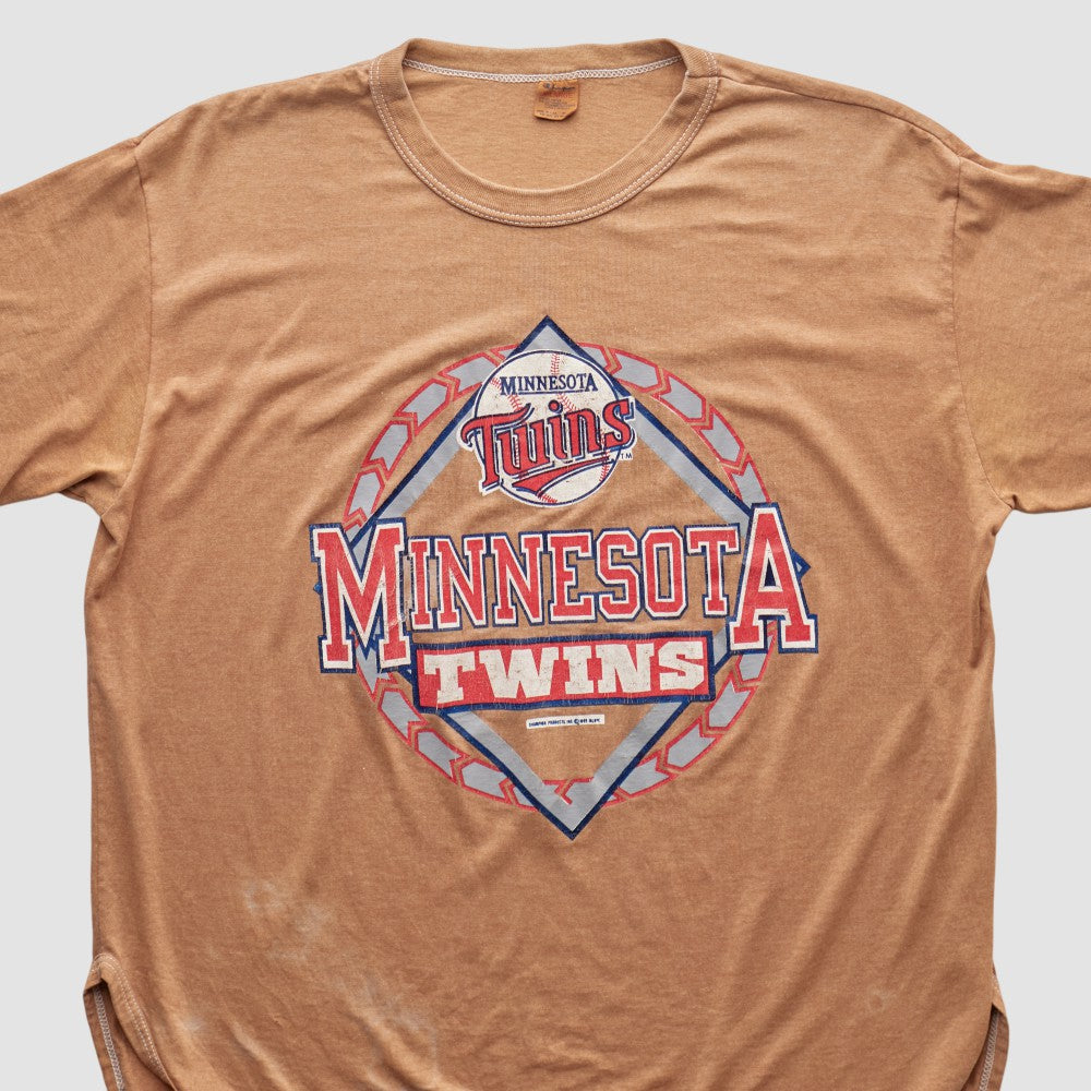 Minnesota Twins Champion 90s T-shirt - Tan - XVintage - Fanatics on Sale