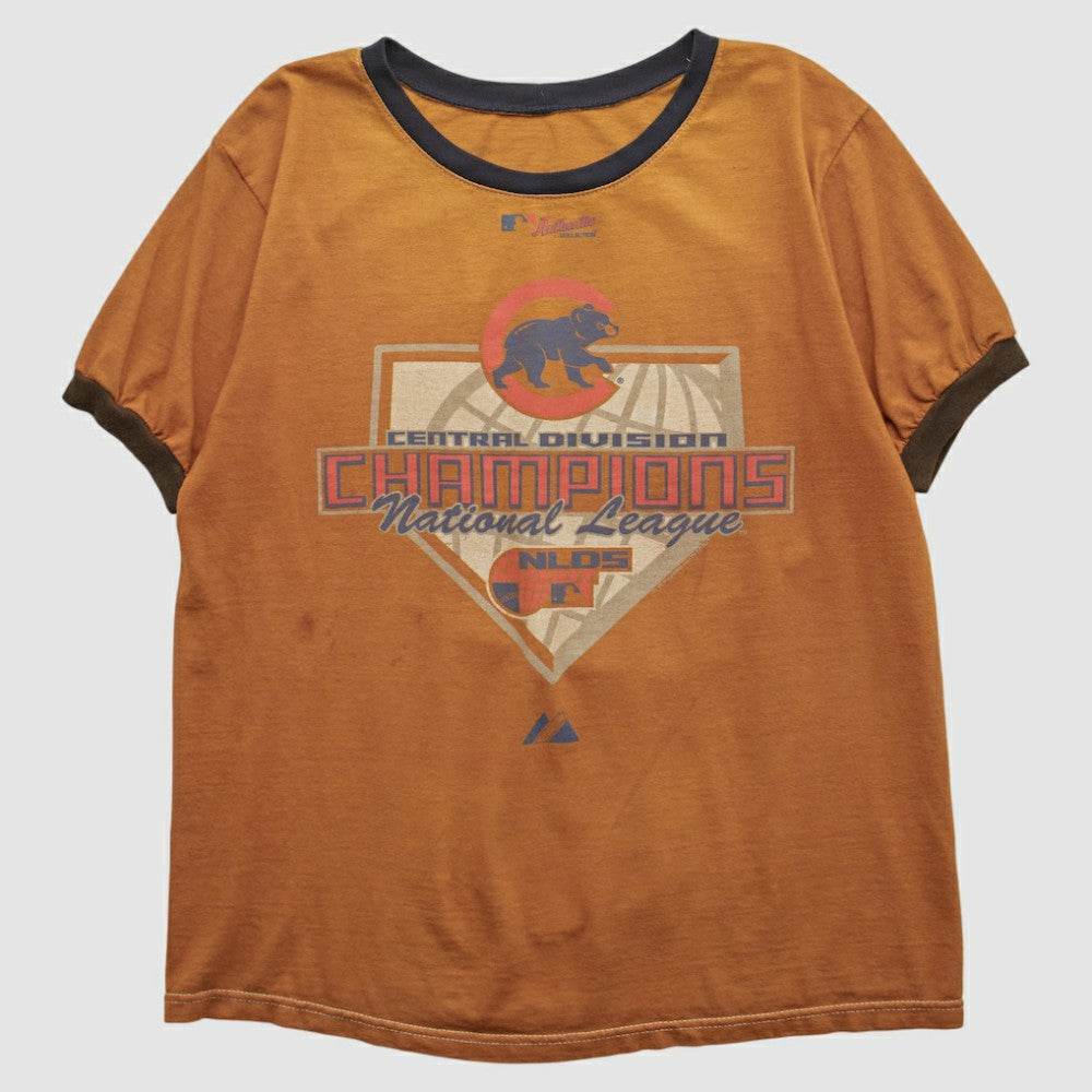 Chicago Cubs Majestic 2005 T-shirt - Orange - Vintage - Fanatics on Sale