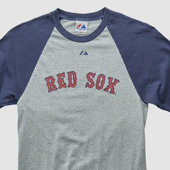 Boston Red Sox Majestic 2009 T-shirt - Heather Gray - XXVintage - Fanatics Discount
