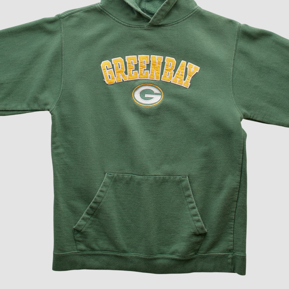 Fanatics Green Bay Packers Team Edition Apparel 2000s Hooded Pullover Sweatshirt Green Vintage