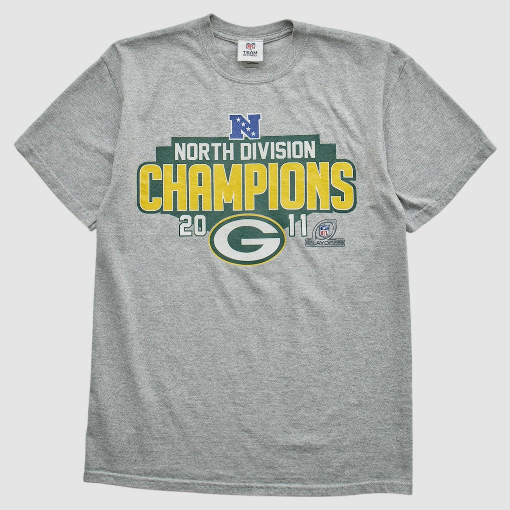 Fanatics Green Bay Packers Team Edition Apparel 2011 T-shirt Heather Gray Vintage