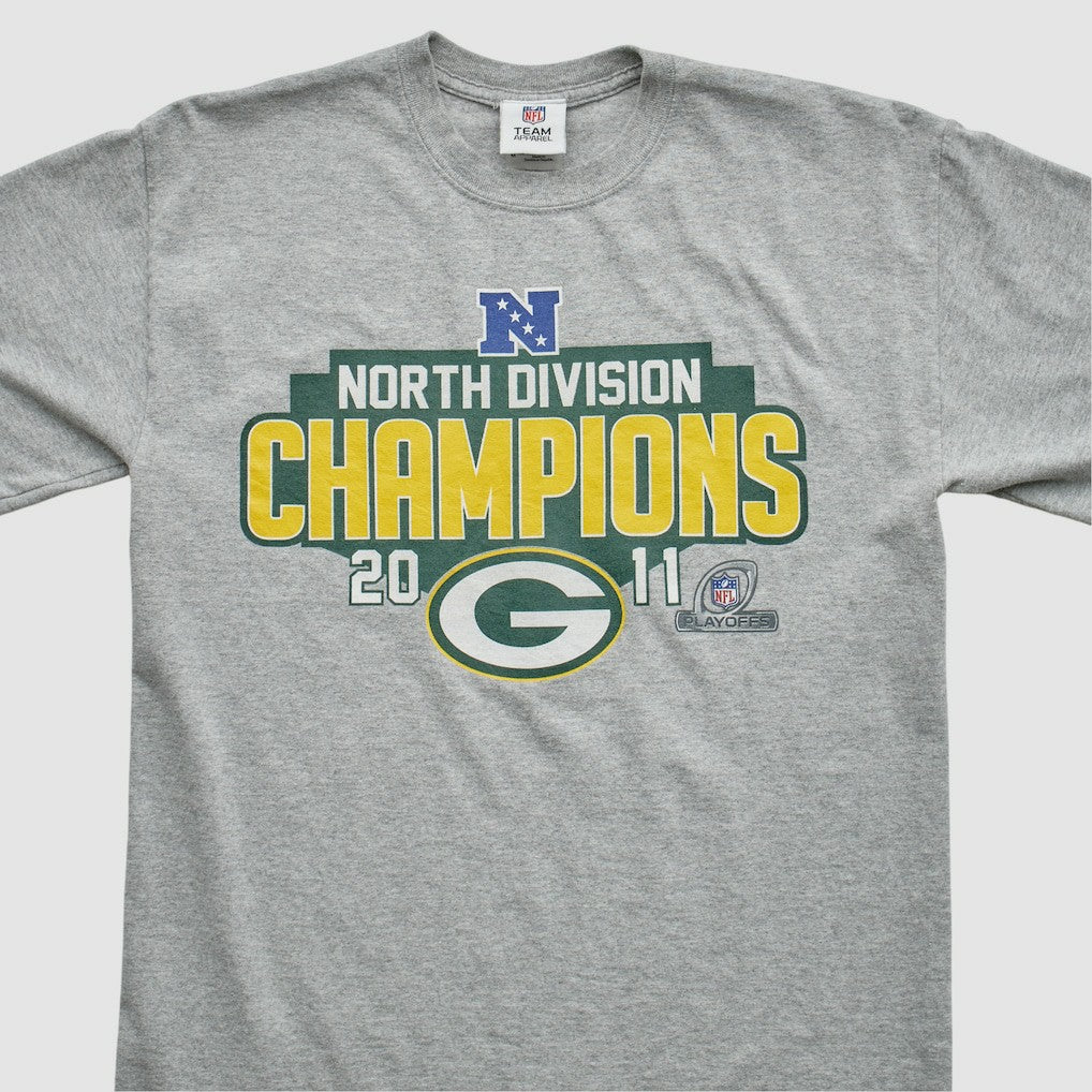 Fanatics Green Bay Packers Team Edition Apparel 2011 T-shirt Heather Gray Vintage