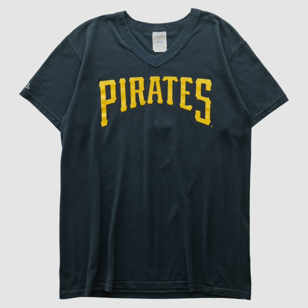 Pittsburgh Pirates Majestic 2000s T-shirt - Navy - Vintage - Fanatics Discount