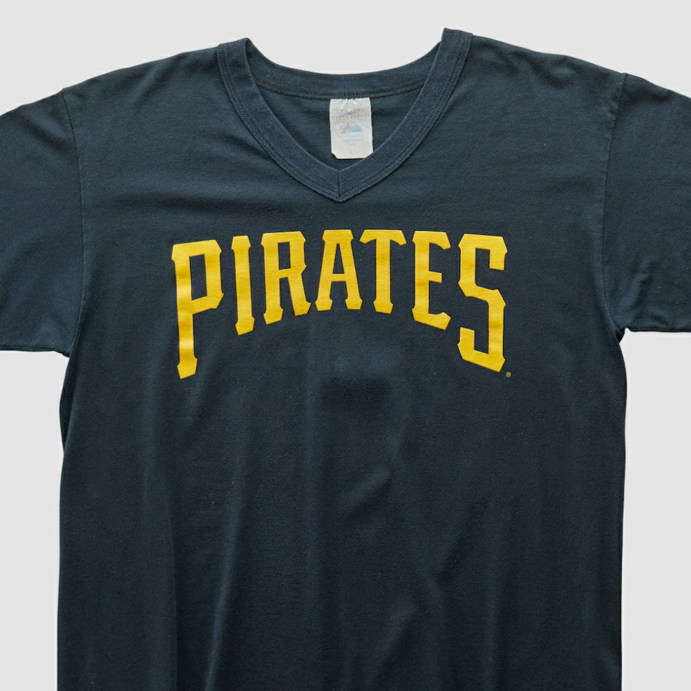 Pittsburgh Pirates Majestic 2000s T-shirt - Navy - Vintage - Fanatics Discount
