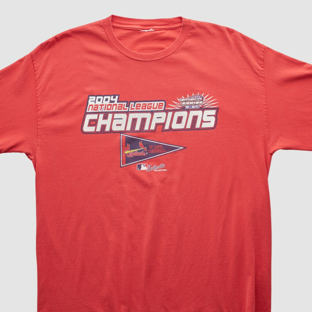 St. Louis Cardinals 2004 Long Sleeve T-shirt - Red - Vintage - Fanatics Discount