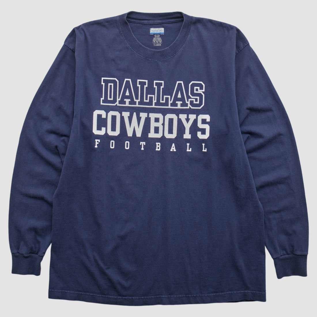 Fanatics Dallas Cowboys Reebok 2000s Long Sleeve T-shirt Navy Vintage