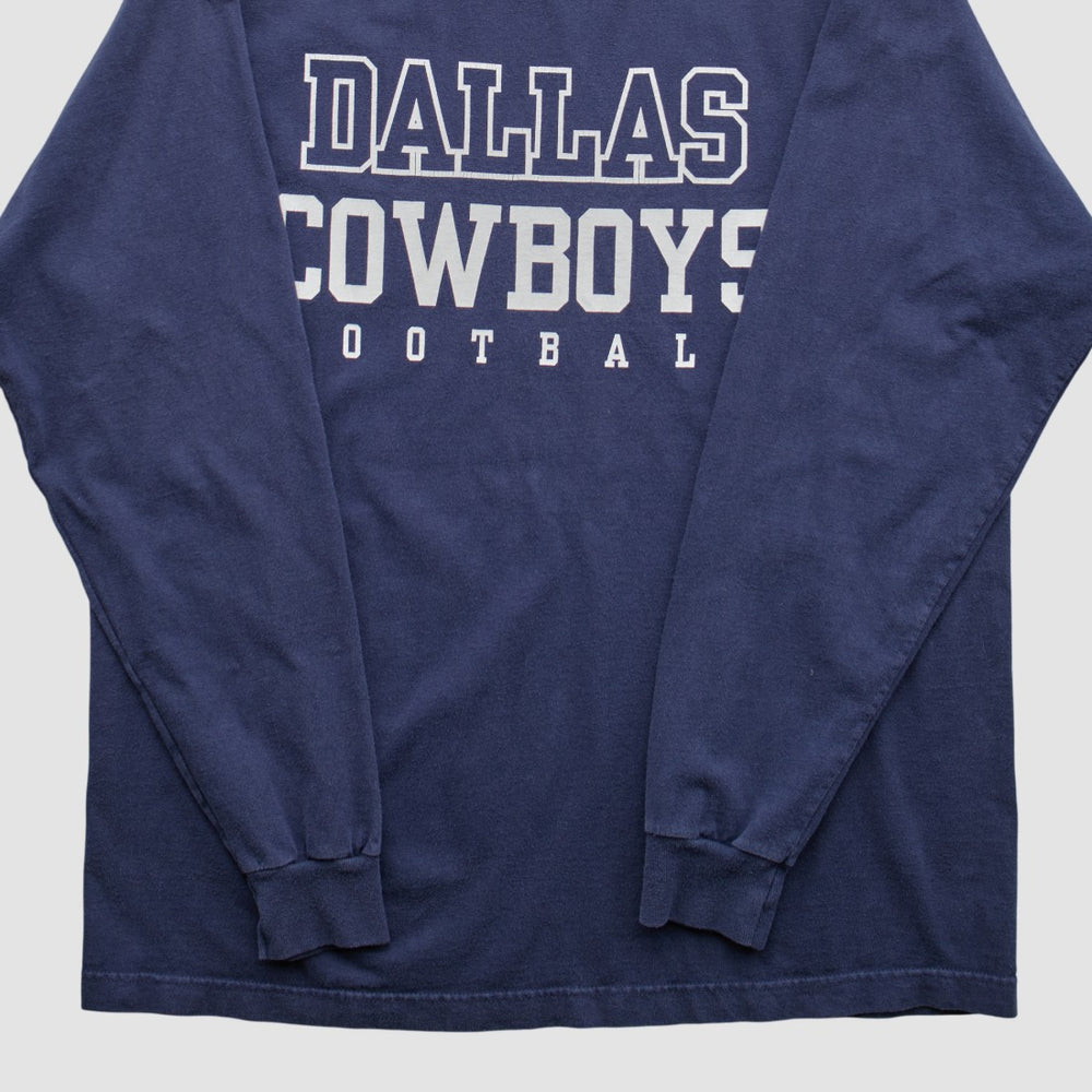 Fanatics Dallas Cowboys Reebok 2000s Long Sleeve T-shirt Navy Vintage