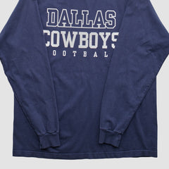Fanatics Dallas Cowboys Reebok 2000s Long Sleeve T-shirt Navy Vintage