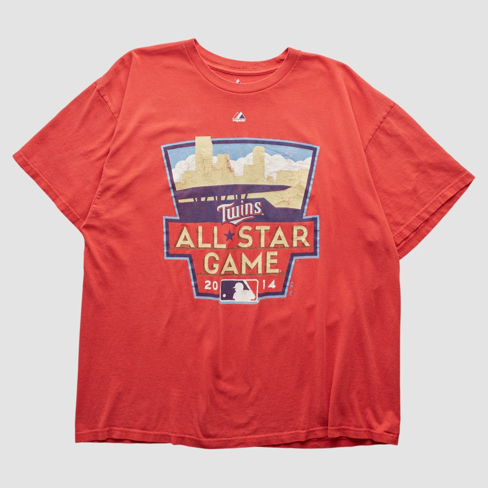 Minnesota Twins Majestic 2014 T-shirt - Red - XVintage - Fanatics Lifestyle