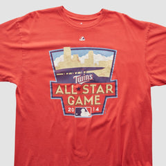 Minnesota Twins Majestic 2014 T-shirt - Red - XVintage - Fanatics Lifestyle