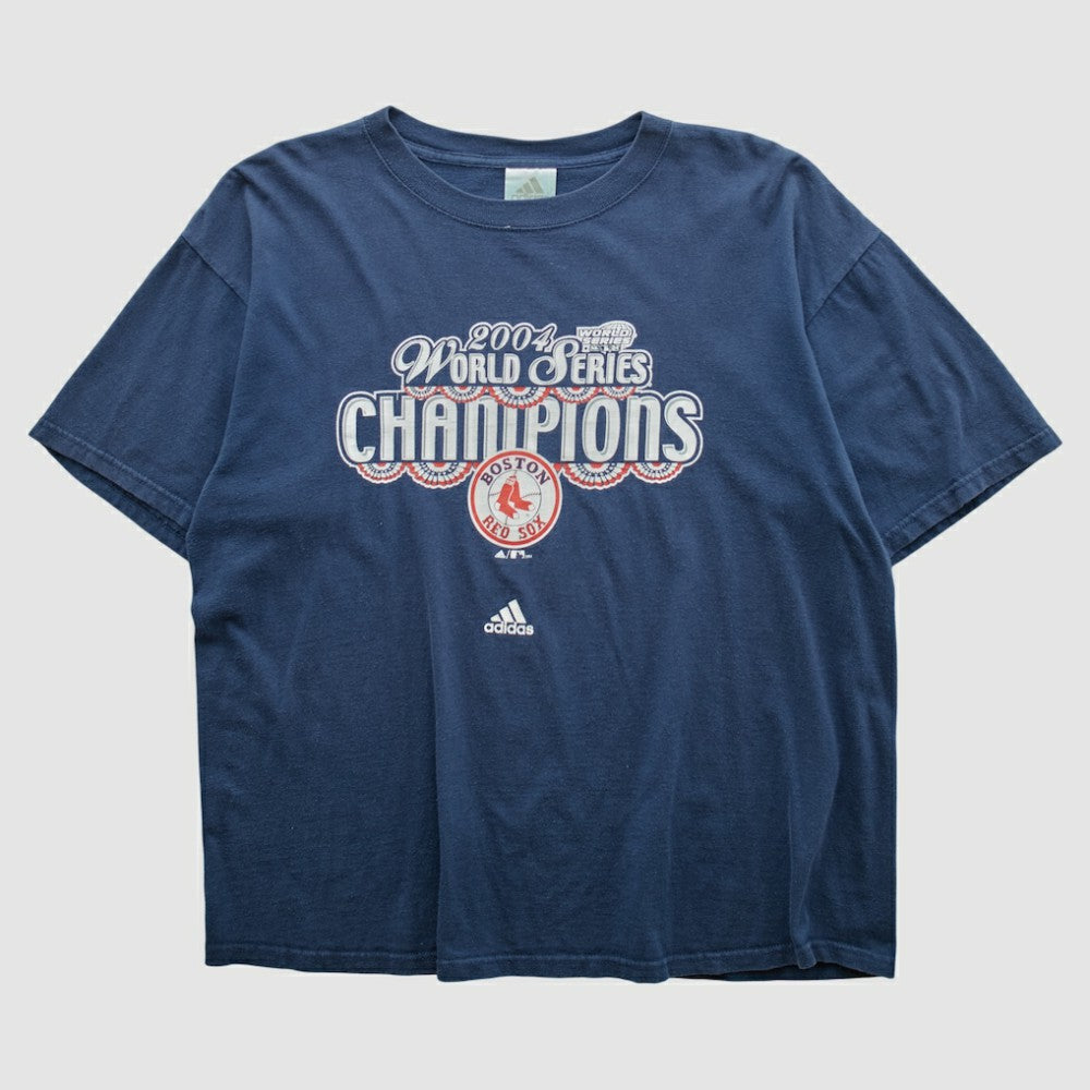 Boston Red Sox Adidas 2004 T-shirt - Navy - Vintage - Fanatics Sale