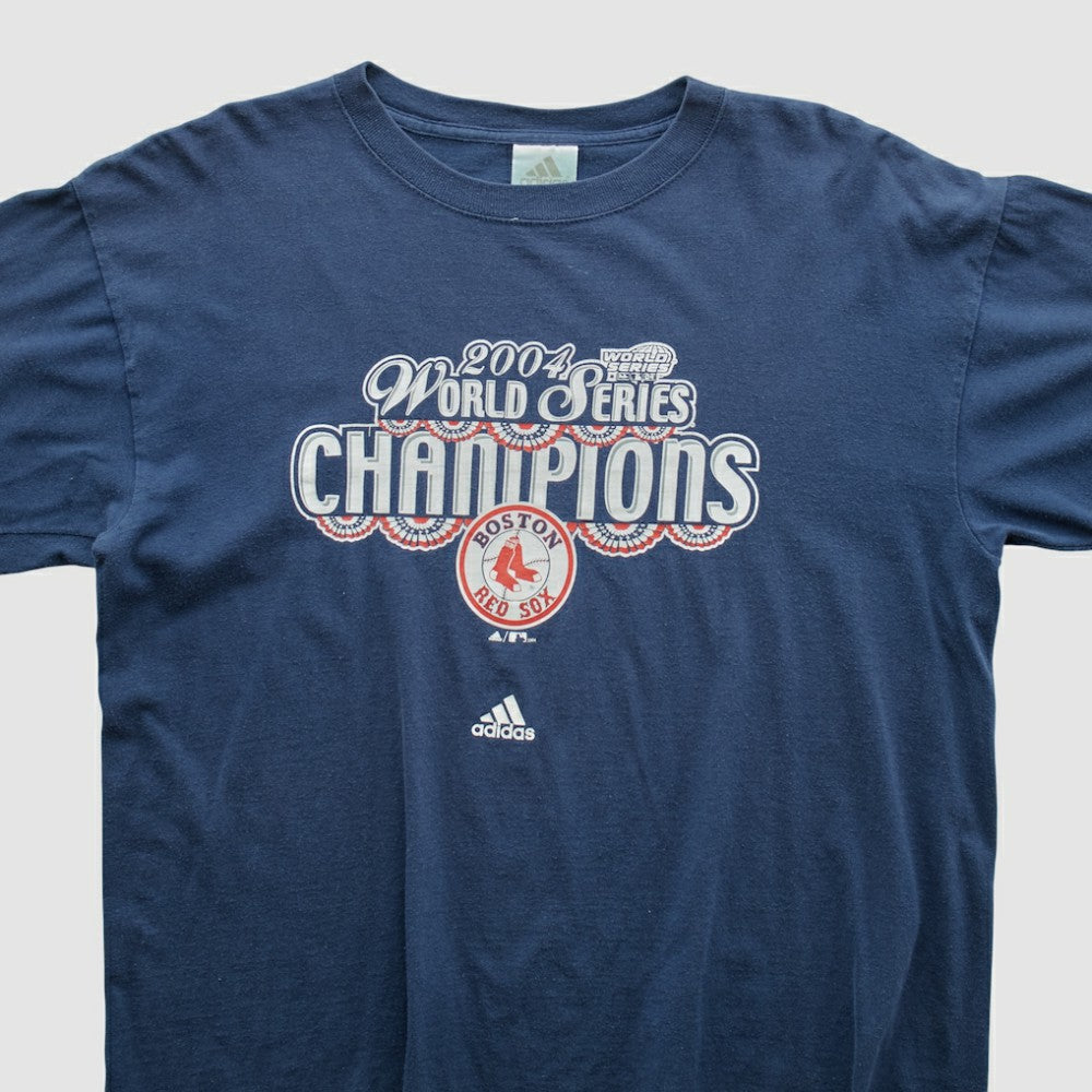 Boston Red Sox Adidas 2004 T-shirt - Navy - Vintage - Fanatics Sale