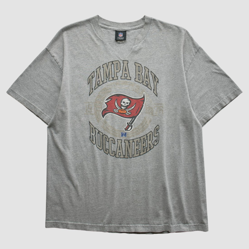 Fanatics Tampa Bay Buccaneers Team Edition Apparel 2010s T-shirt Heather Gray Vintage