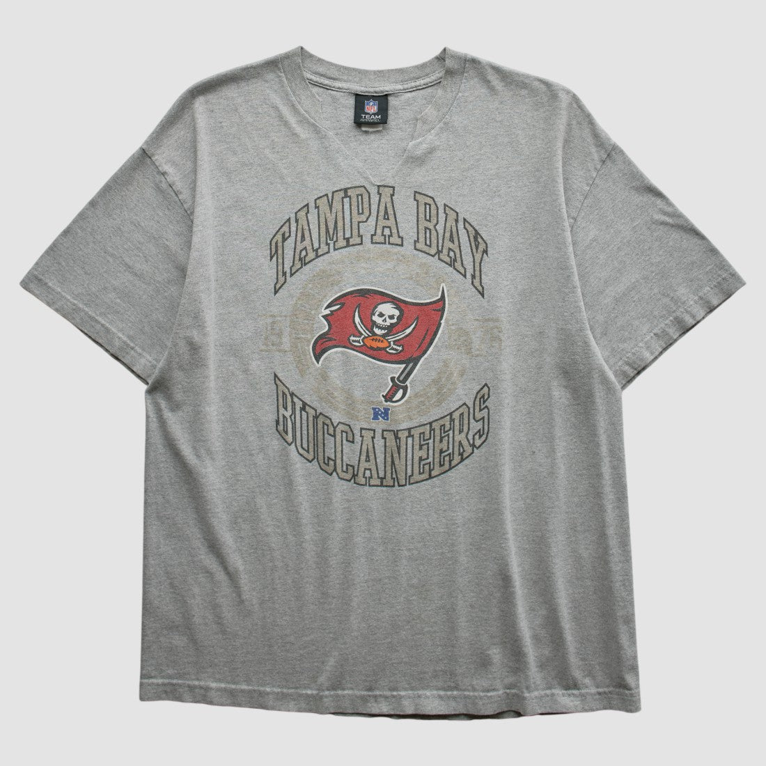Fanatics Tampa Bay Buccaneers Team Edition Apparel 2010s T-shirt Heather Gray Vintage