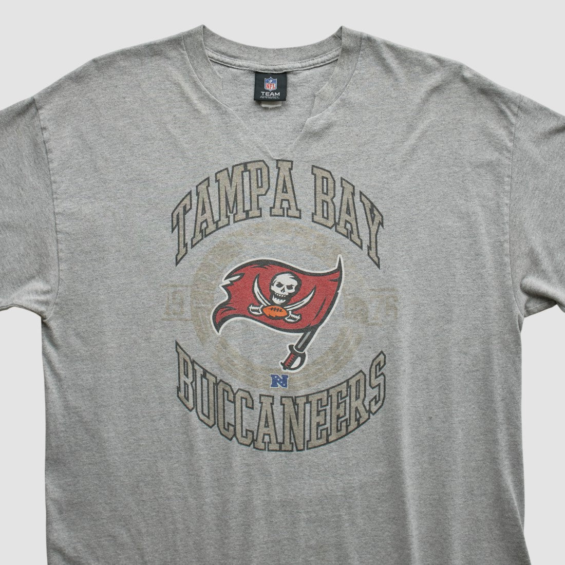 Fanatics Tampa Bay Buccaneers Team Edition Apparel 2010s T-shirt Heather Gray Vintage