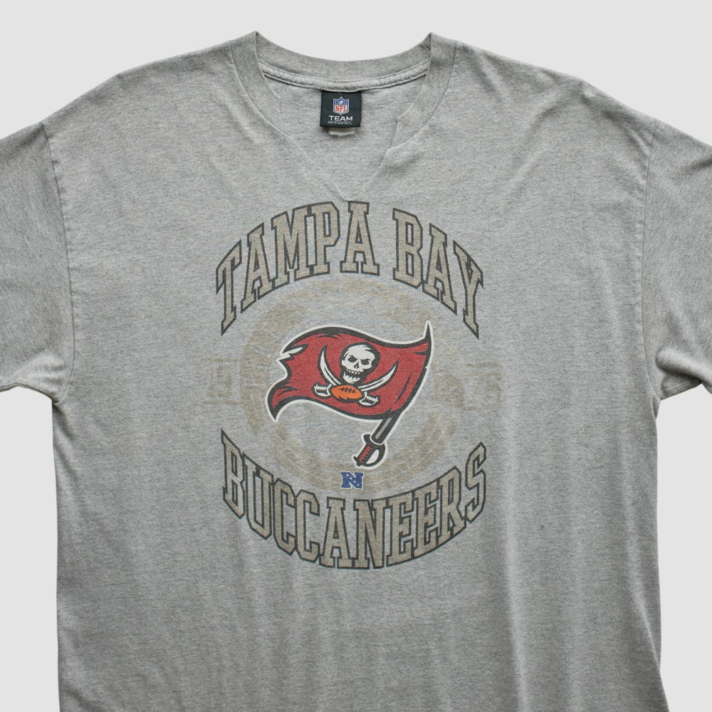 Fanatics Tampa Bay Buccaneers Team Edition Apparel 2010s T-shirt Heather Gray Vintage