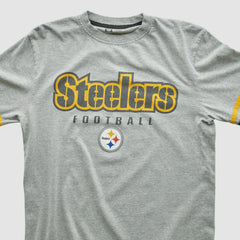 Fanatics Pittsburgh Steelers NFL 2000s Long Sleeve T-shirt Heather Gray Vintage