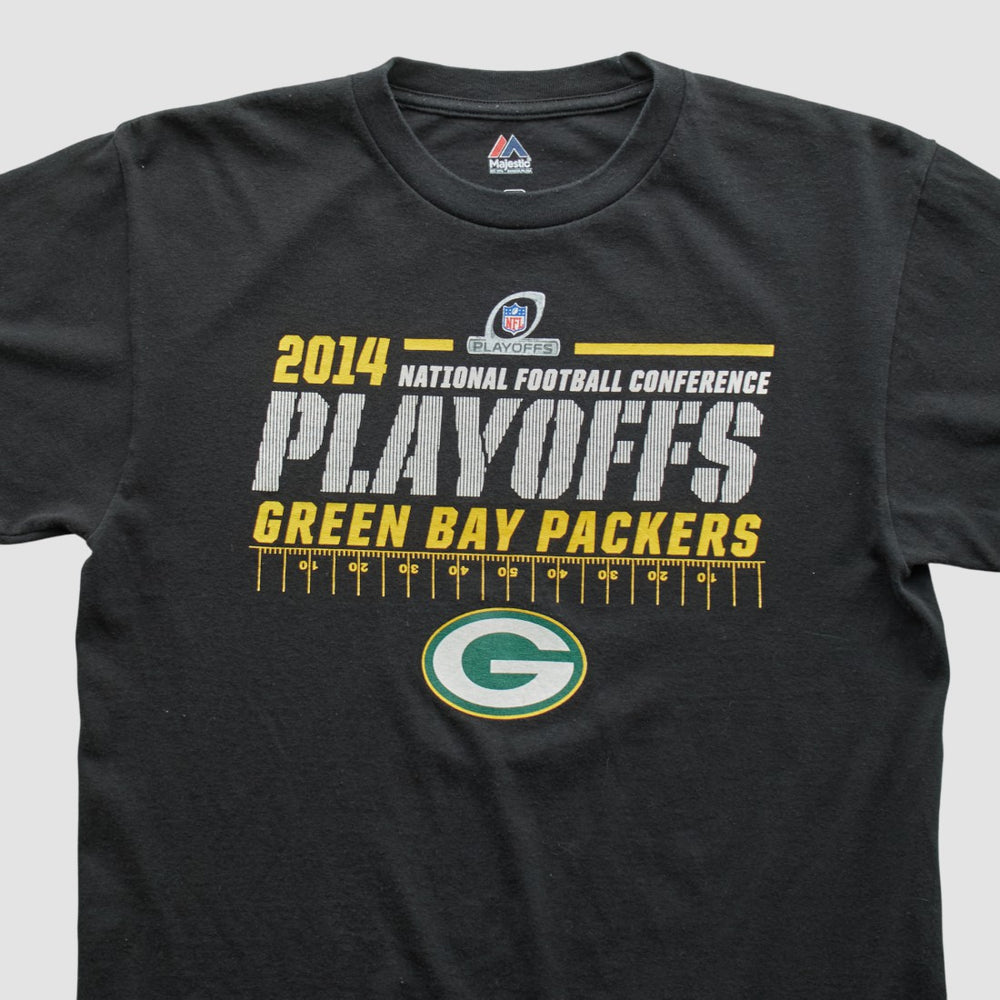 Fanatics Green Bay Packers Majestic 2014 T-shirt Black Vintage