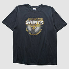 Fanatics New Orleans Saints Gildan 2009 T-shirt Black Vintage