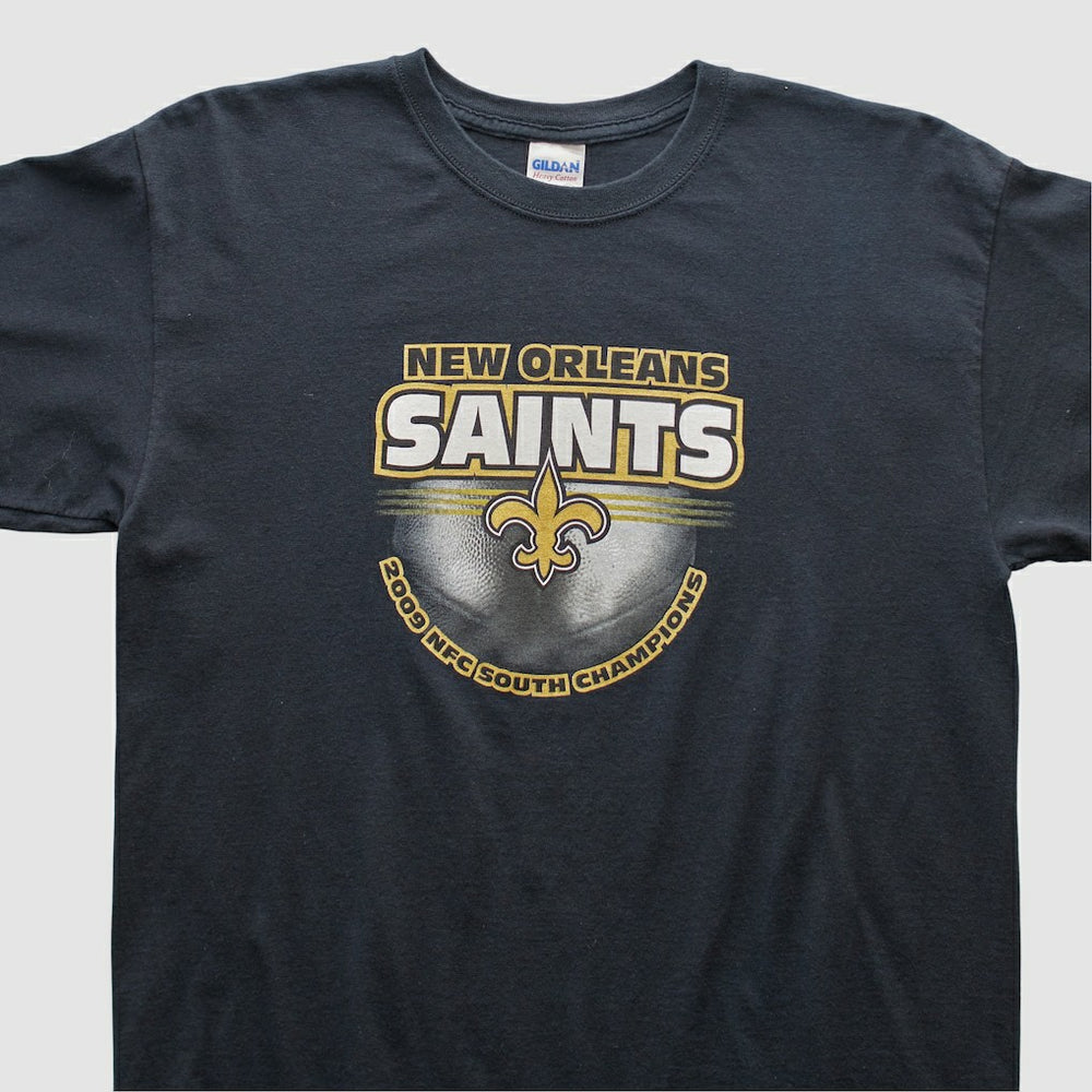 Fanatics New Orleans Saints Gildan 2009 T-shirt Black Vintage