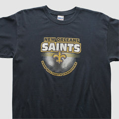 Fanatics New Orleans Saints Gildan 2009 T-shirt Black Vintage