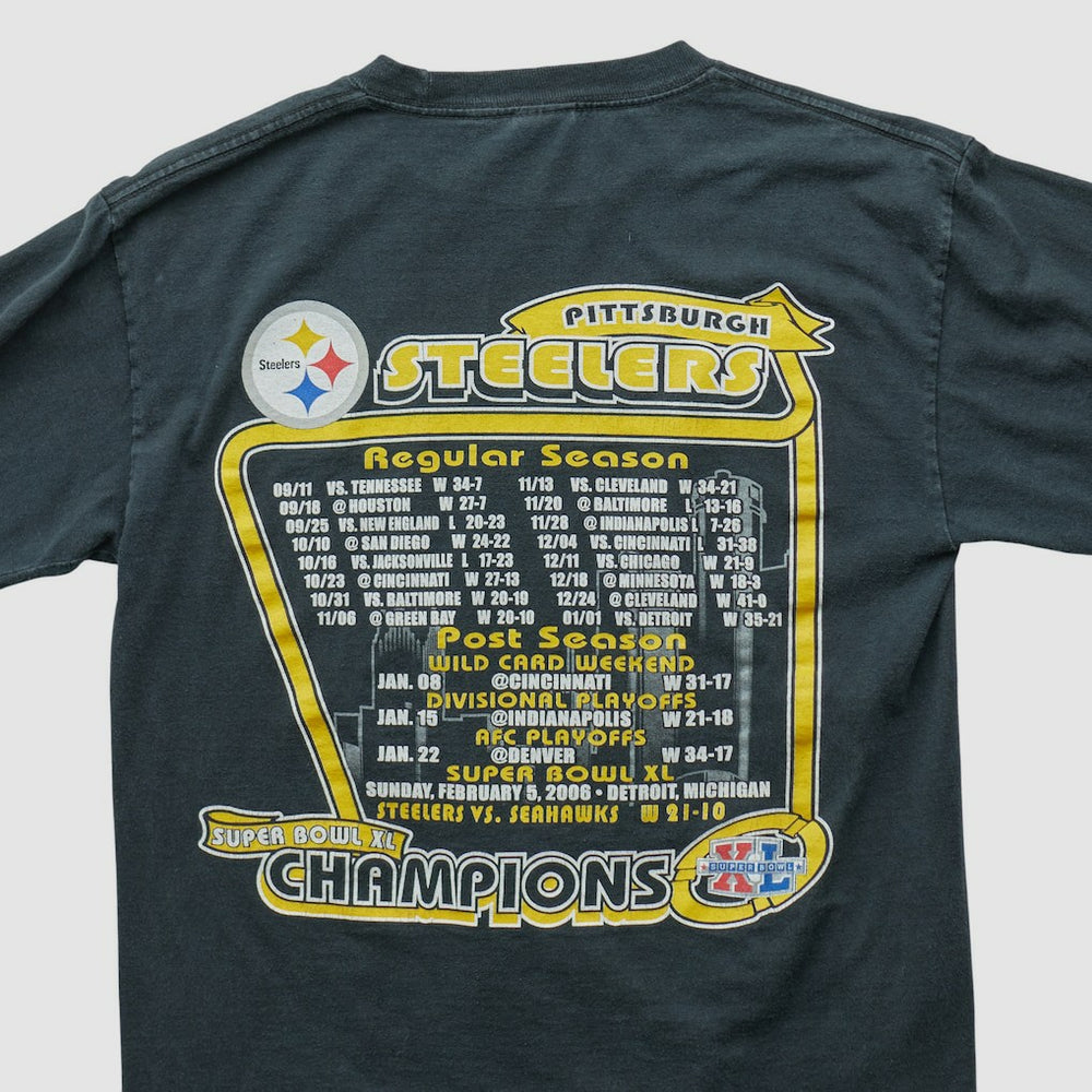 Fanatics Pittsburgh Steelers Alstyle 2006 Long Sleeve T-shirt Black Vintage