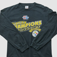 Fanatics Pittsburgh Steelers Alstyle 2006 Long Sleeve T-shirt Black Vintage