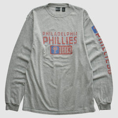 Philadelphia Phillies Gear For Sports 2000s Long Sleeve T-shirt - Heather Gray - Vintage - Fanatics Discount
