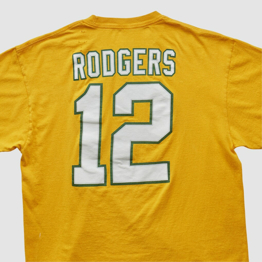 Fanatics Green Bay Packers NFL 2000s T-shirt Yellow Vintage