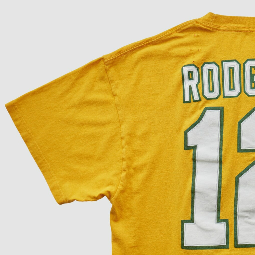 Fanatics Green Bay Packers NFL 2000s T-shirt Yellow Vintage