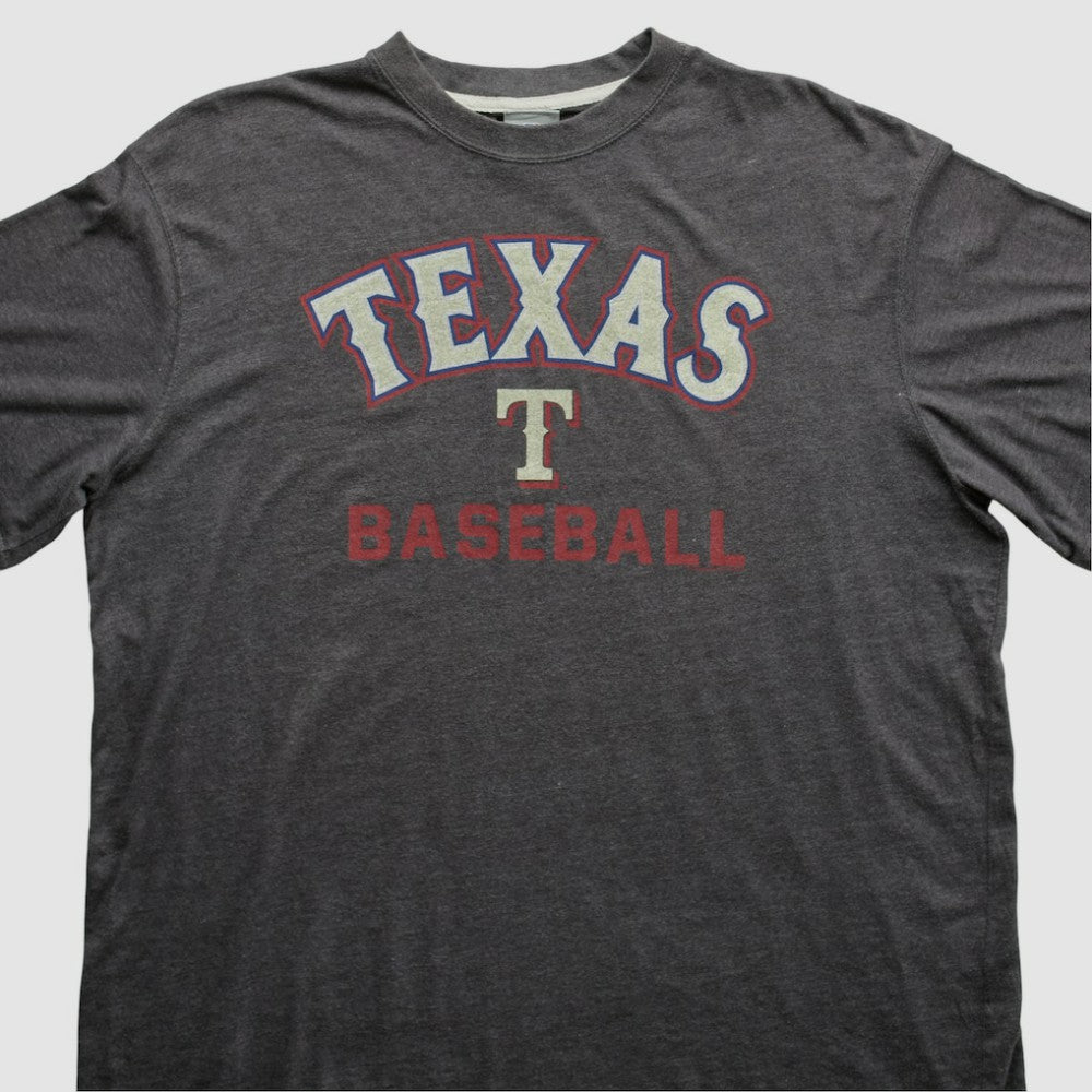 Texas Rangers MLB 2000s T-shirt - Dark Heather Gray - XVintage - Fanatics on Sale