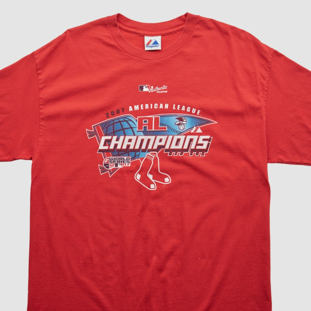 Boston Red Sox Majestic 2007 T-shirt - Red - Vintage - Fanatics Discount