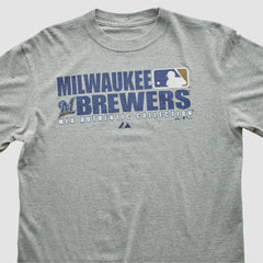 Milwaukee Brewers 2008 T-shirt - Heather Gray - Vintage - Fanatics Online