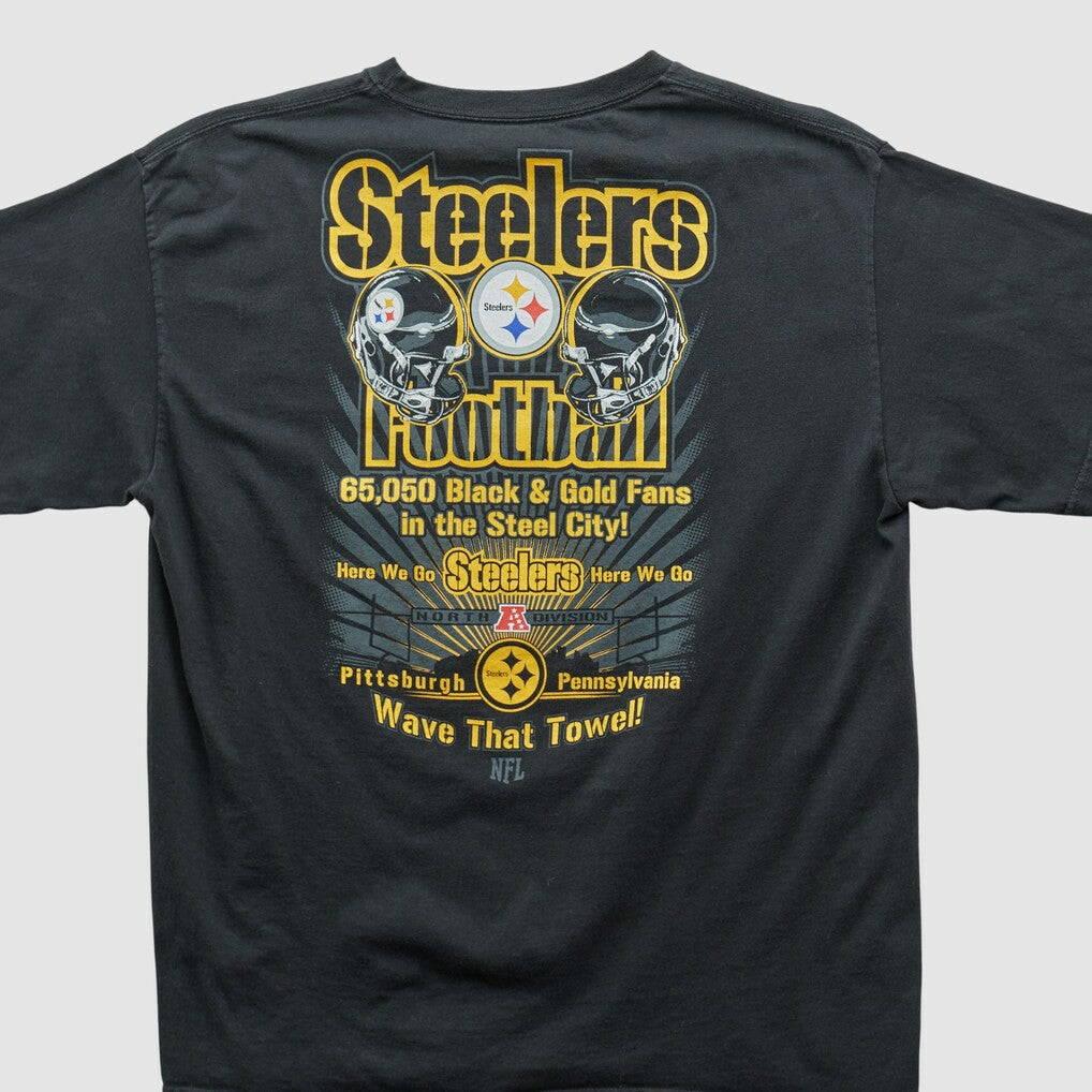 Fanatics Pittsburgh Steelers Team Edition Apparel 2010s T-shirt Black Vintage