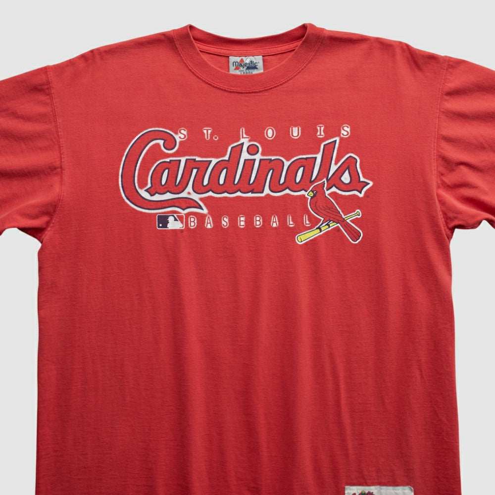 St. Louis Cardinals Majestic 2000s T-shirt - Red - Vintage - Fanatics Online