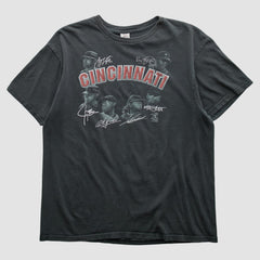 Cincinnati Reds Pro Weight 2014 T-shirt - Charcoal - Vintage - Fanatics Discount